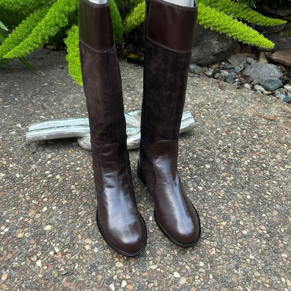 Taryn Rose Radiant Chocolate Brown Suede Calf Boots Size 8.5 NIB - Picture 14 of 15